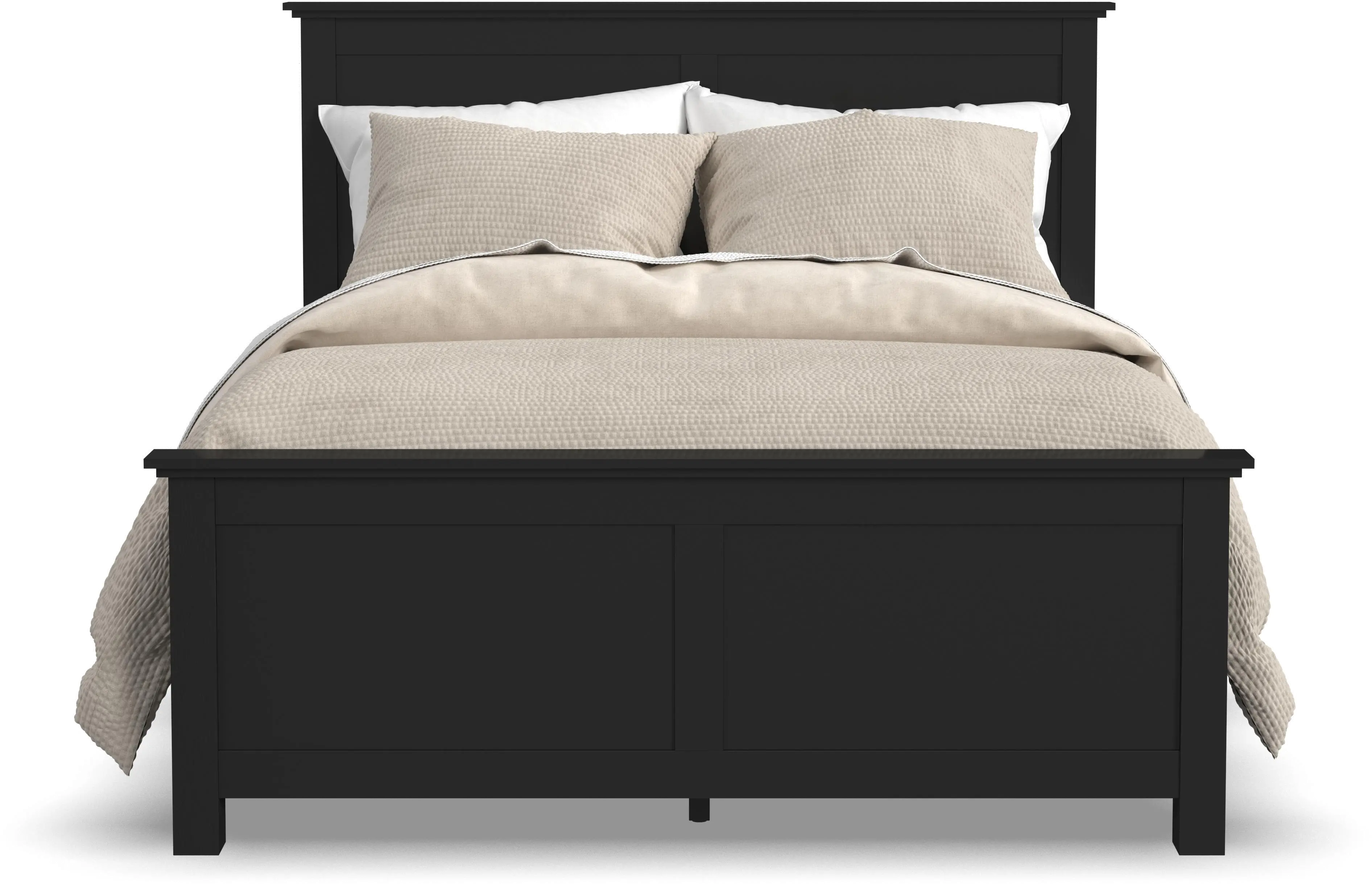 Oak Park Black Queen Bed