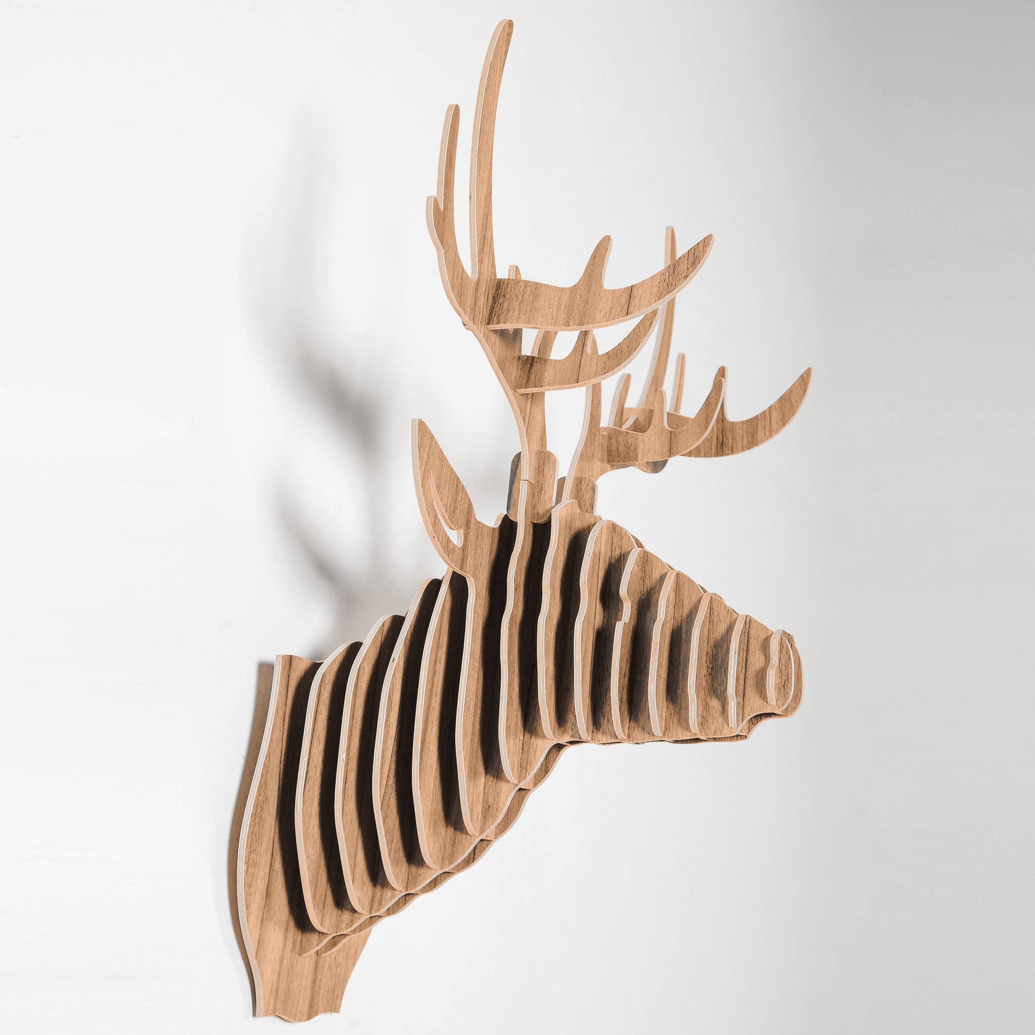 Art Home Deer Wall Decoration Wood Crafts (Small) Wdp001Sn