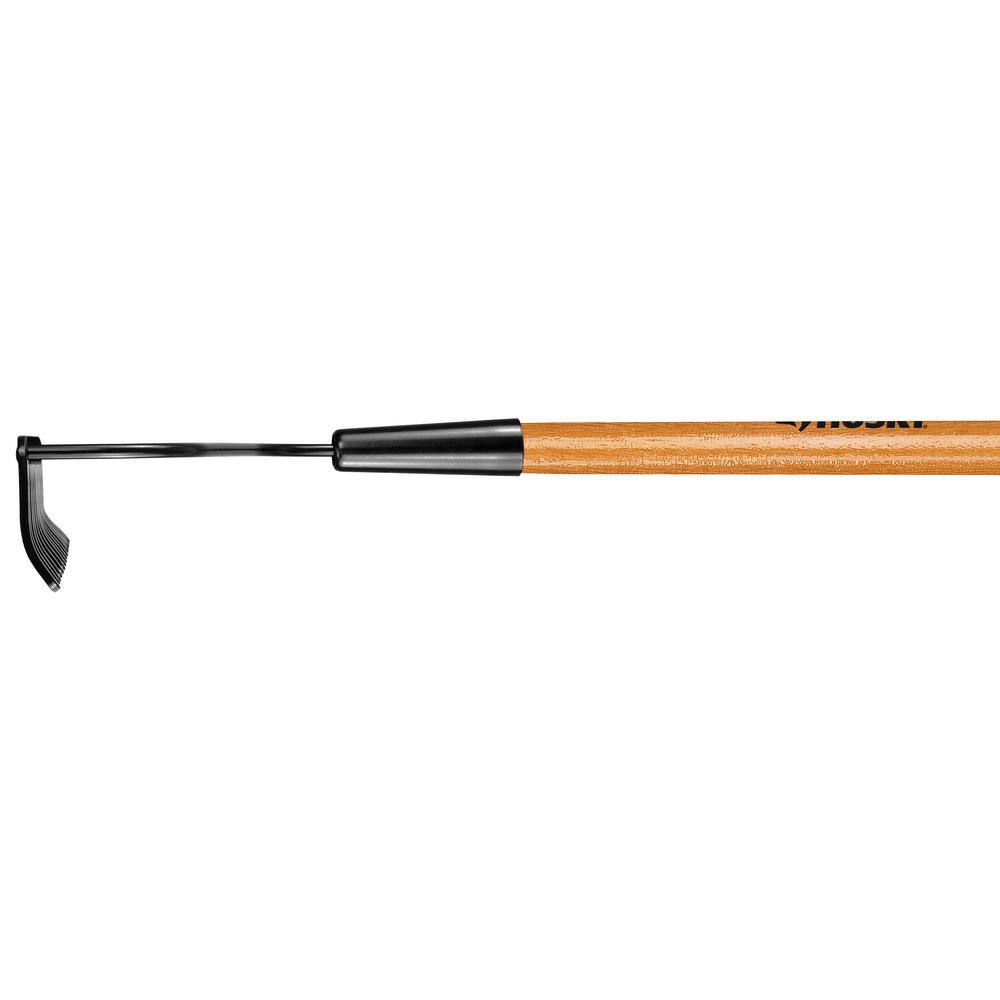 Husky 57 in. Wood Handle 16-Tine Bow Rake 77105-942