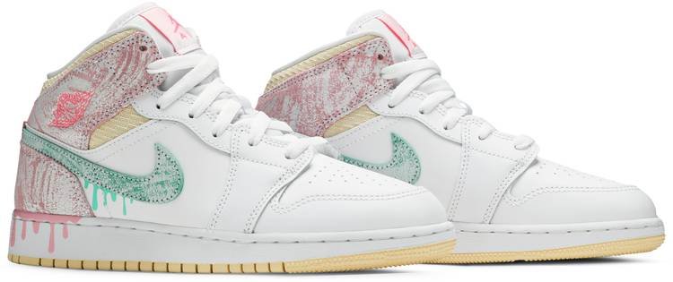 Air Jordan 1 Mid SE GS 'Ice Cream' DD1666-100