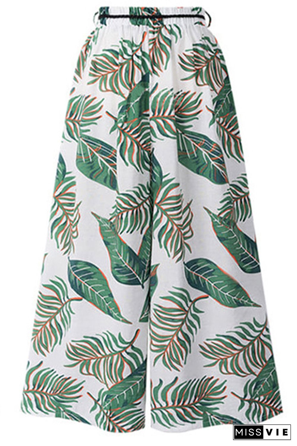 Plus Size Print Wide Leg Pants Wholesale