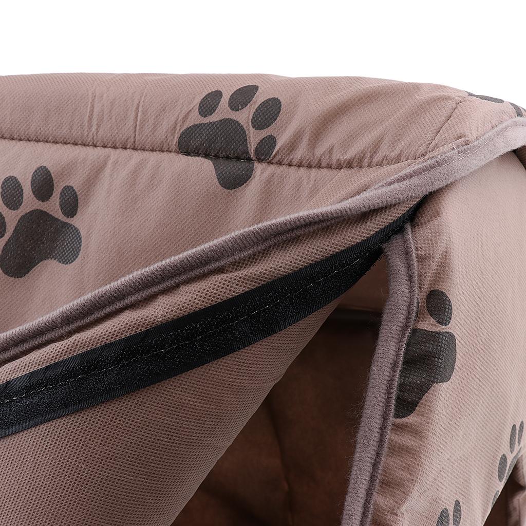 PORTABLE DOG Footprint HOUSE - Soft， Warm and Comfortable and Everywhere