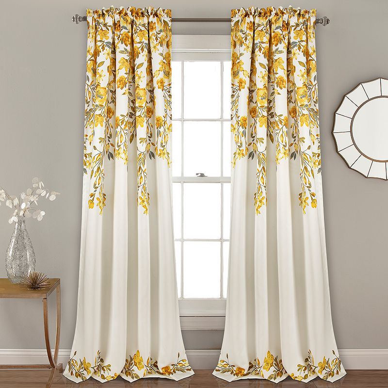 Lush Decor Tanisha Room Darkening Window Curtains Set