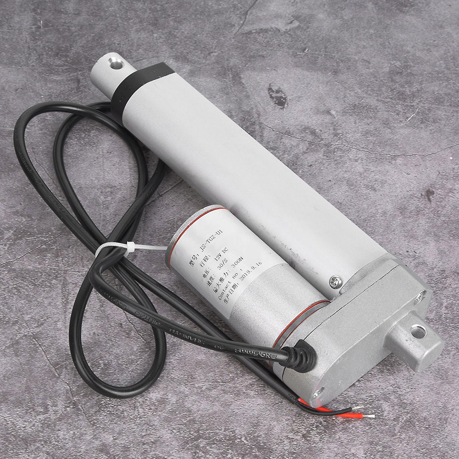 Js Tgz U1 Electric Linear Actuator Dc Motor Multi Function Actuator 30mm S 300n 12vdc Ip45(100mm )