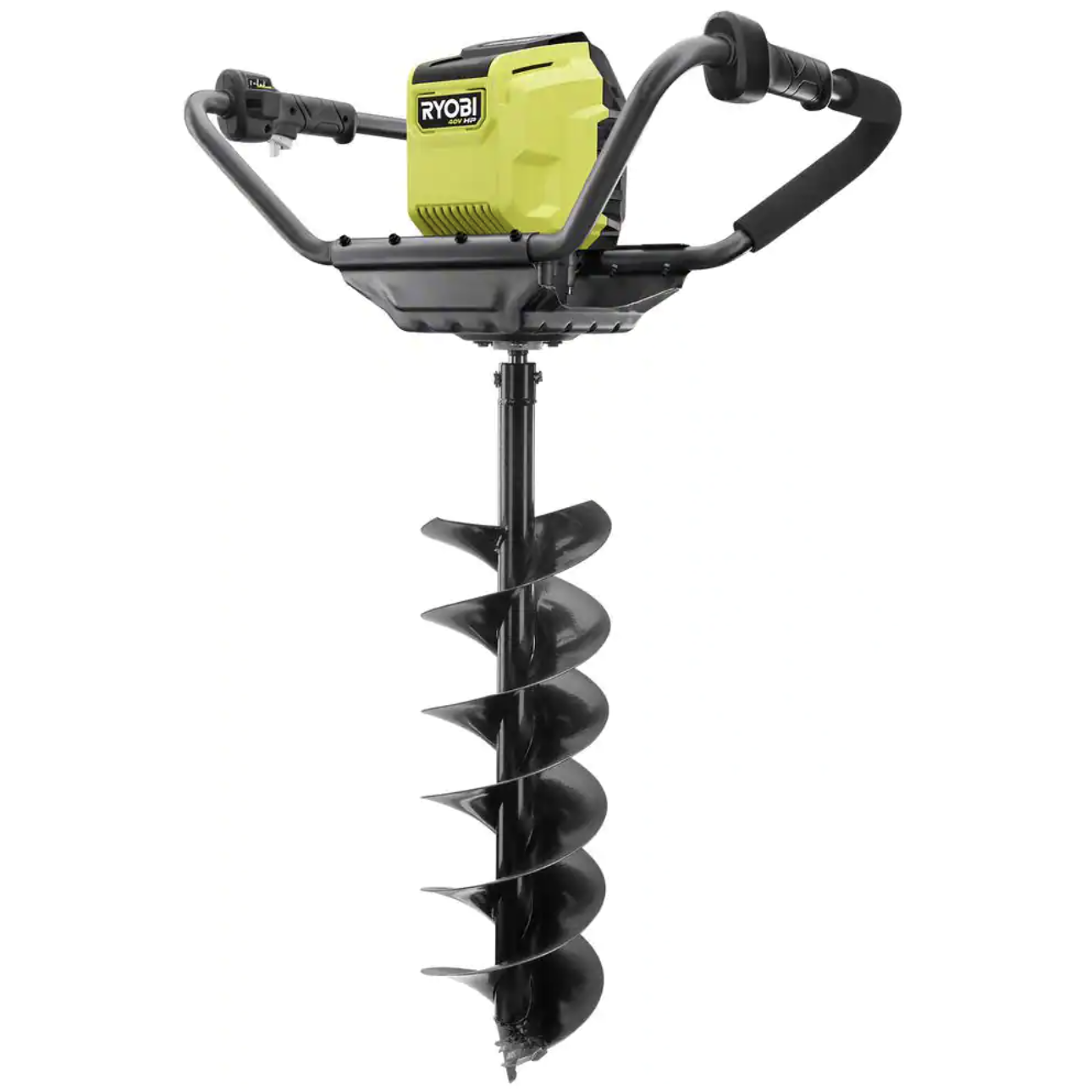 Ryobi 40V HP Brushless Cordless Earth Auger with 8 in. Bit， Tool Only (RY40701BTLVNM)