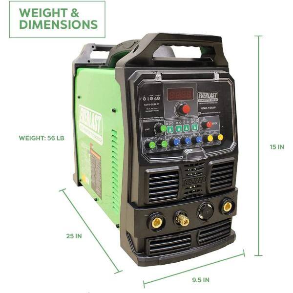 Everlast 200 Amp PowerTIG 200DV IGBT Digital Inverter ACDC StickTIG Welder with High Frequency and Lift TIG Start 120V240V PowerTIG 200DV