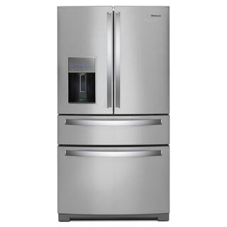 Whirlpool 26 cu. ft. French Door Refrigerator in Fingerprint Resistant Stainless Steel WRX986SIHZ