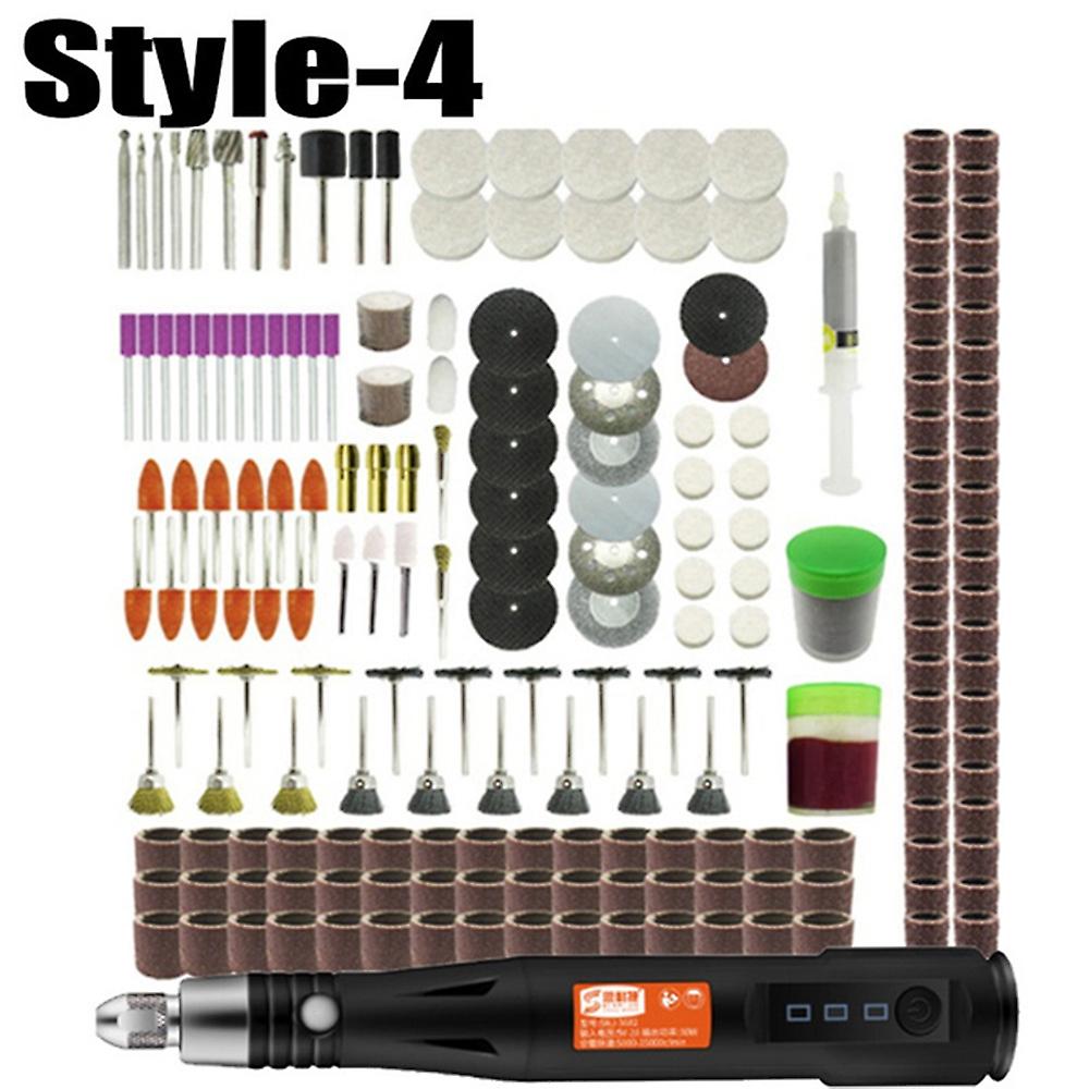 Born Pretty Upgraded 40/105/161/217pcs Electric Tool Usb Mini Electric Grinder Engraving Carving Pen Polishing Machine Accessories Diy Set