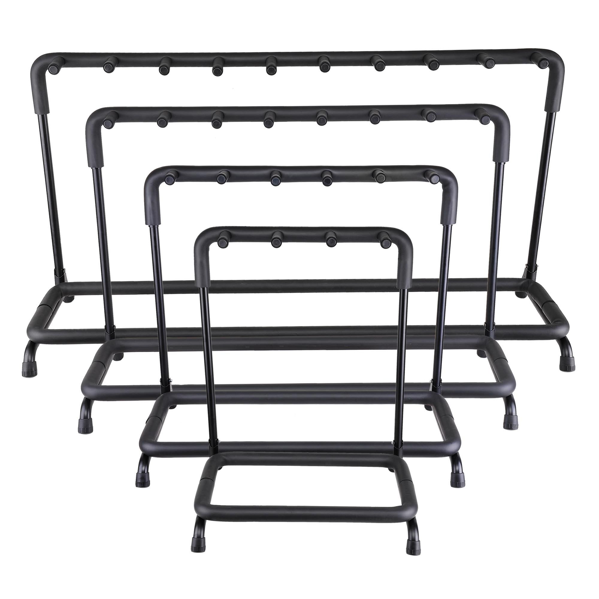 Yescom Stage Guitar Bass Stand Folding Display Rack 3/ 5/ 7/ 9 Opt