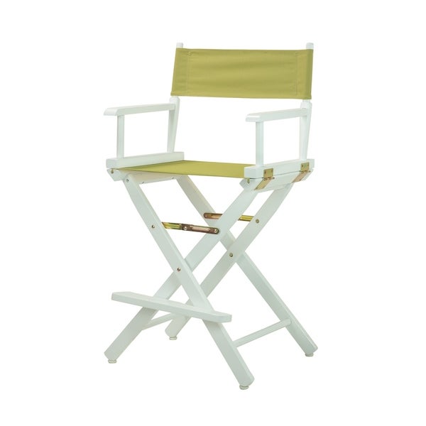 White Frame 24-inch Director's Chair