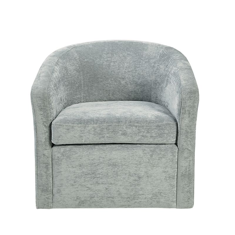 Martha Stewart Amber Upholstered Swivel Accent Chair