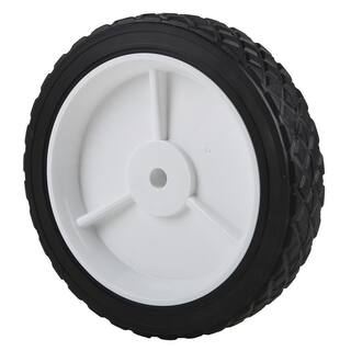 Arnold 8 in. x 1.75 in. Universal Plastic Wheel with 12 in. Dia Nylon Offset Hub 490-322-0003