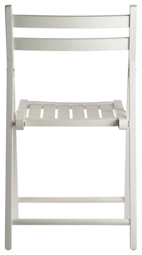 Robin Set of 4 Folding Chair Set  White   Transitional   Folding Chairs And Stools   by Beyond Design  ampMore  Houzz