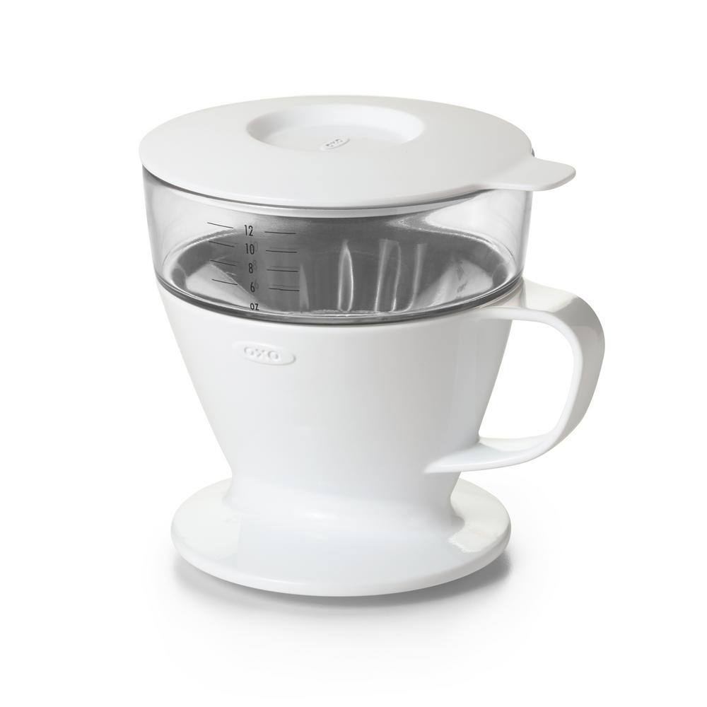 OXO Good Grips 1.5-Cup White Pour-Over Coffee Maker 11180100