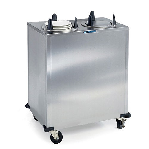 Lakeside 5209 - Heated Mobile Dispenser， 2 Stacks， Plates up to 9-1/8