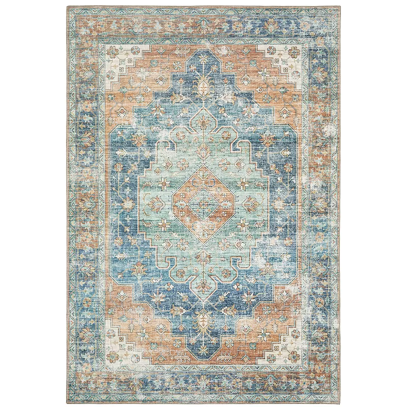 StyleHaven Markus Traditional Bordered Medallion Area Rug