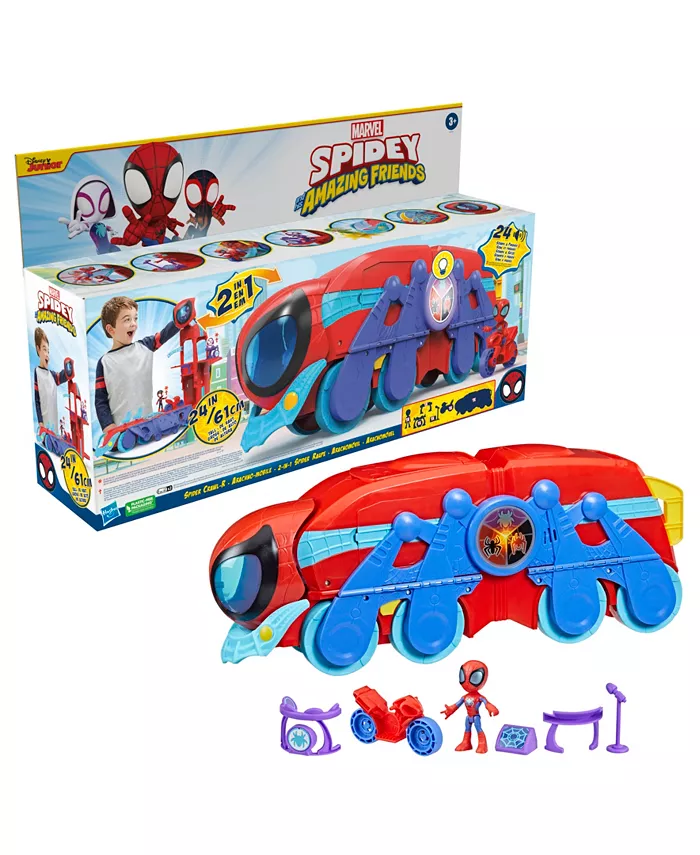 Spidey and His Amazing Friends Spider Crawl-R Play Set with Tower Mode