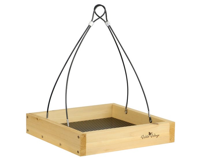 Natures Way Cedar Tray Wild Bird Feeder - WWCF23