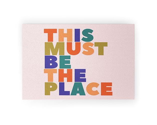 Showmemars This Must Be The Place Welcome Mat Society6