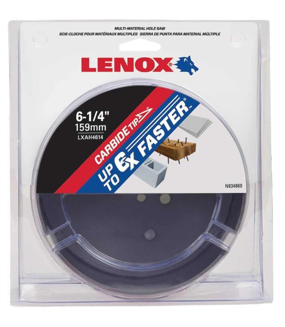 LENOX 6 1/4 (159MM) MM CARBIDE HOLE SAW