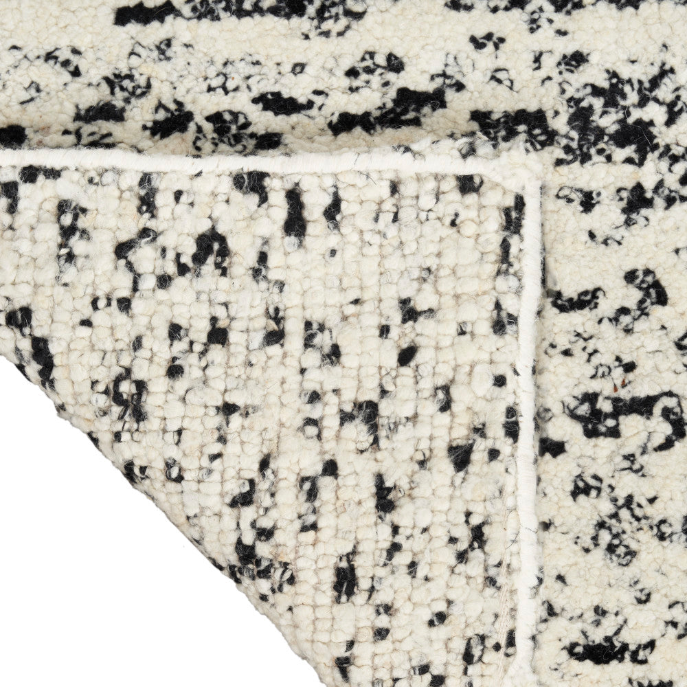 Calvin Klein Billows Ivory/Black Modern Rug