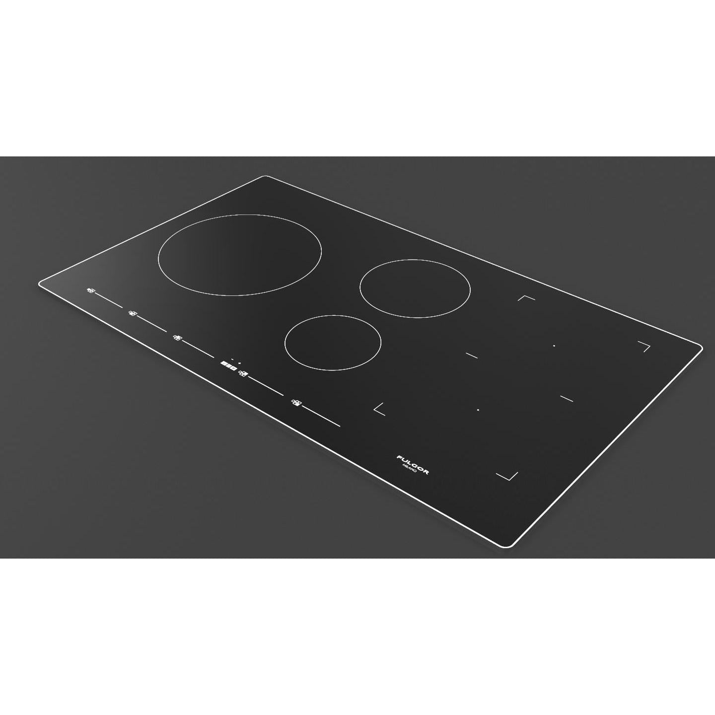 Fulgor Milano 36-inch Built-in Induction Cooktop with 5 Induction Zones F7IT36S1