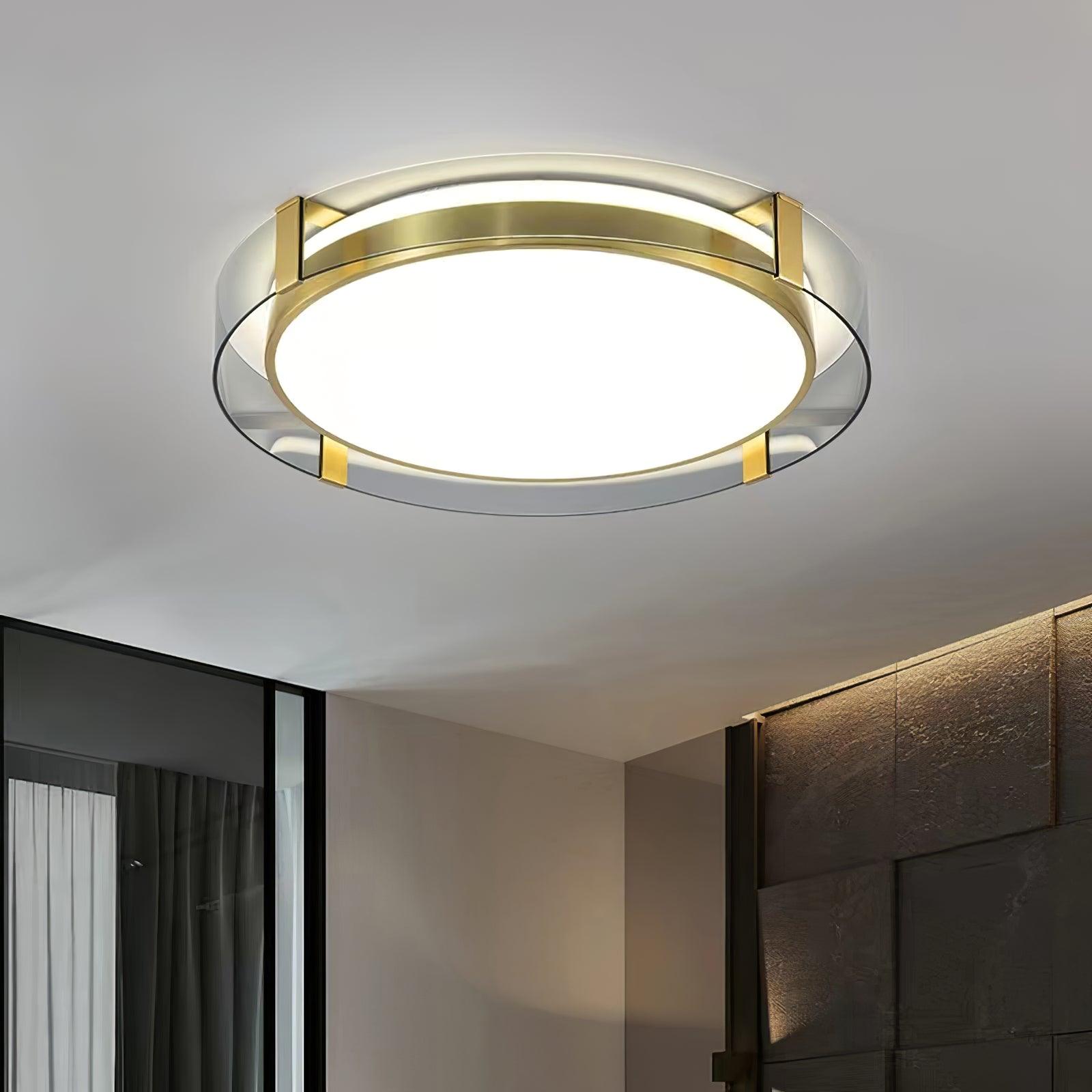 Round Low Profile Ceiling Light