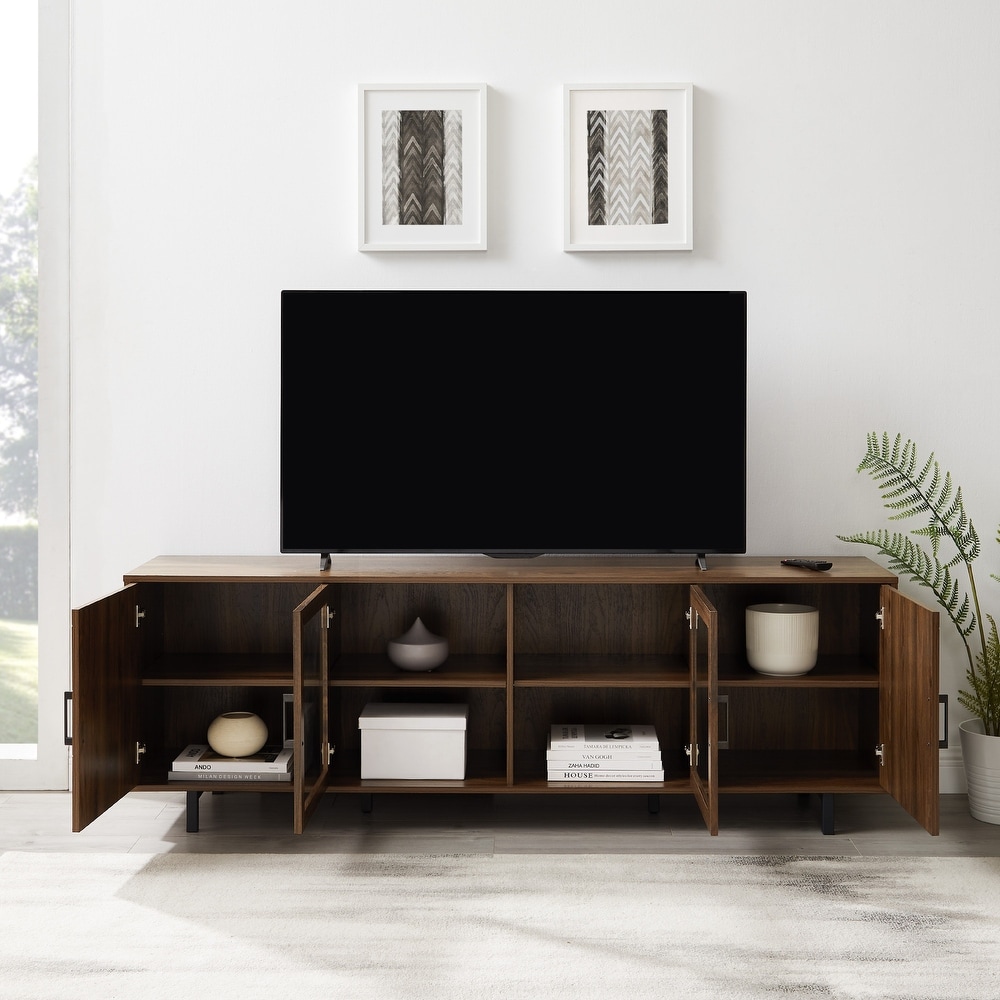 Middlebrook 70 Inch 4 Door Herringbone TV Stand