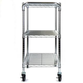 Oceanstar 3-Tier Steel Heavy Duty All-Purpose Utility Cart AUC1460