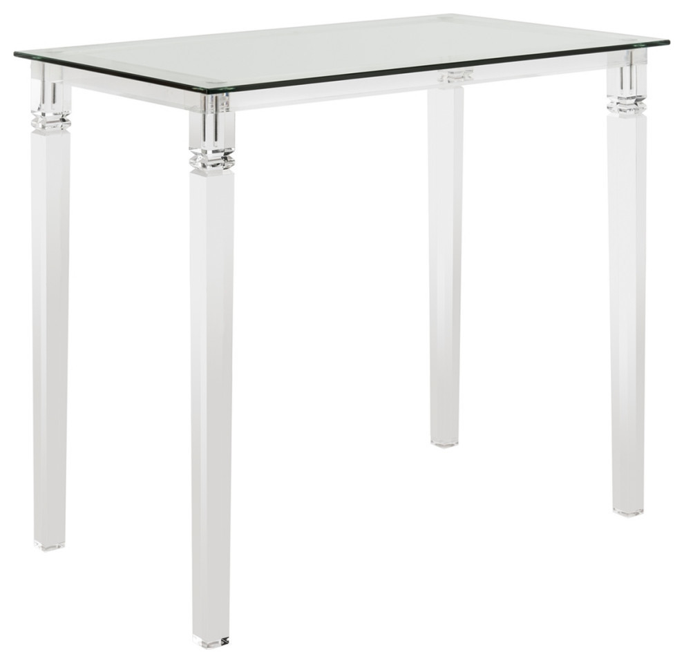 Caley Acrylic Side Table   Contemporary   Side Tables And End Tables   by Rustic Home Furniture Deco  Houzz