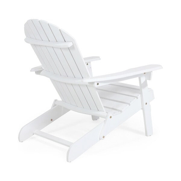 Hanlee Acacia Wood Folding Adirondack Chair by Christopher Knight Home