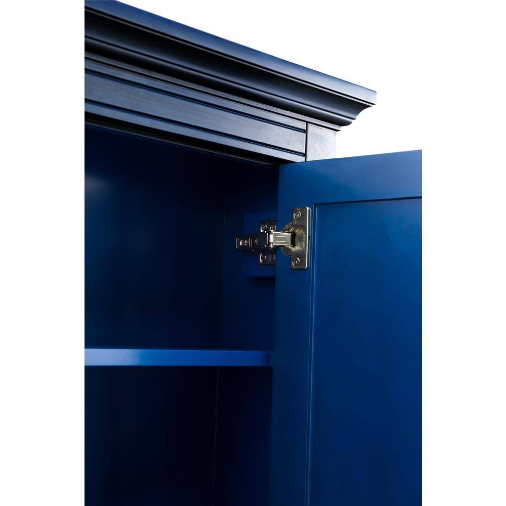 Home Decorators Collection Channing 26 in. W x 28 in. H Wall Cabinet in Royal Blue CGBW2628