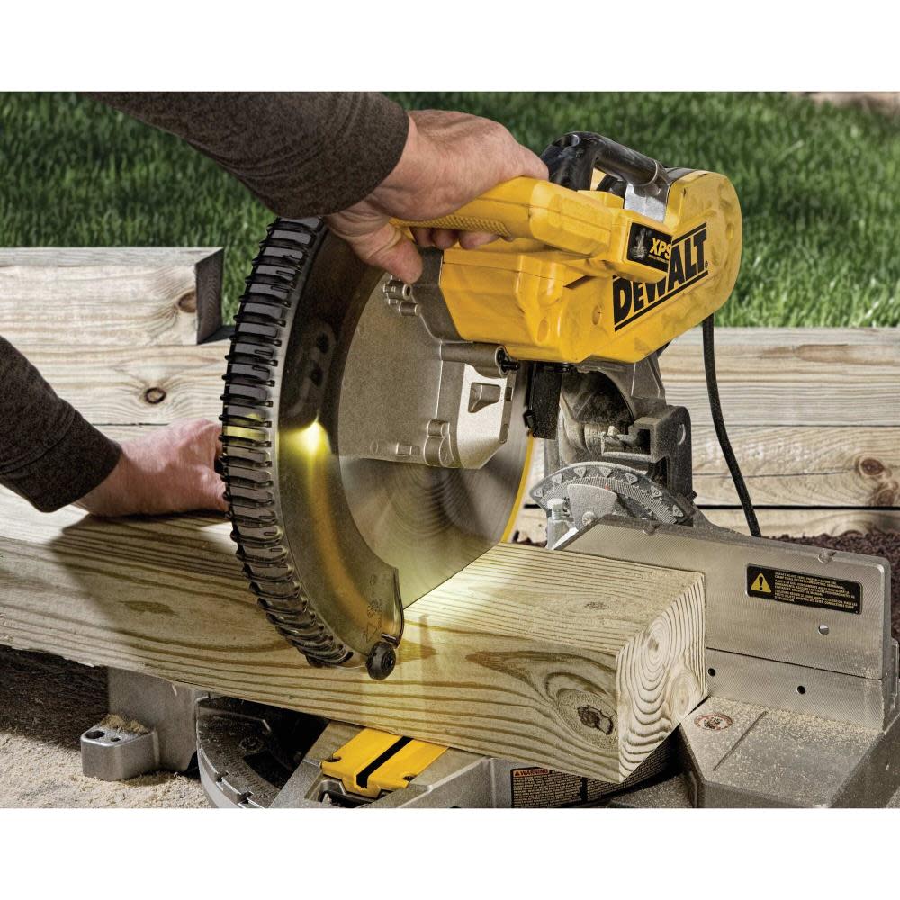 DEWALT 12 15 Amp Dual Bevel Compound Miter Saw ;