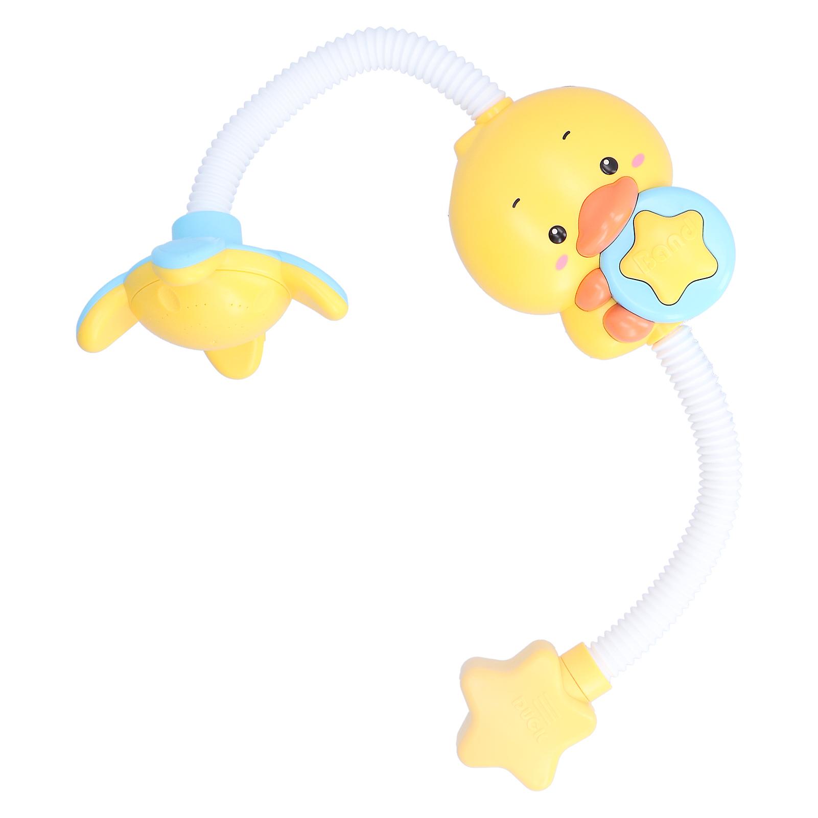 Electric Duck Bath Toy Shower Head Water Spray Swimming Bathroom Baby Kids Toys