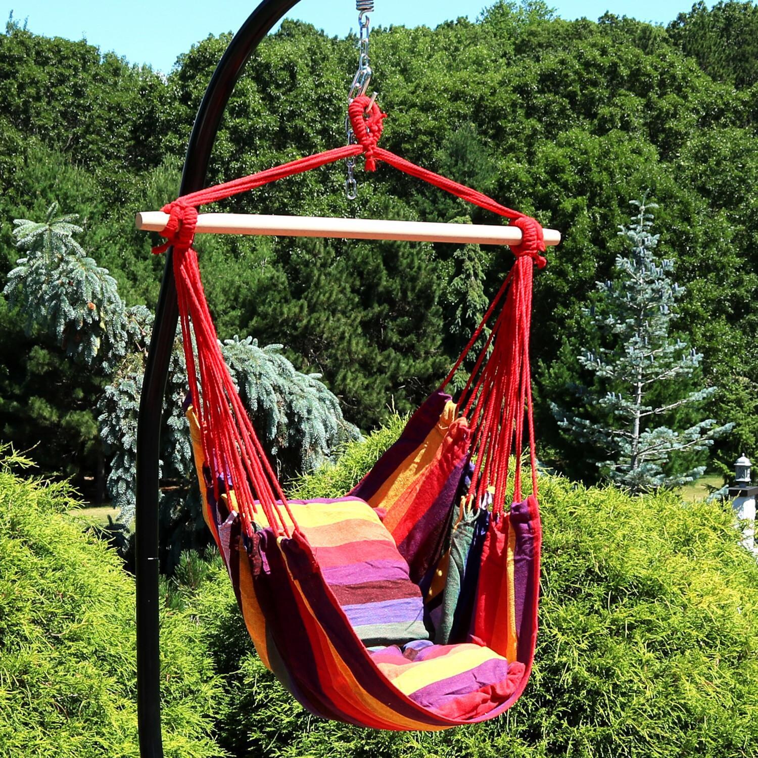 Ultimate Patio Hanging Hammock Chair w/ Cushions