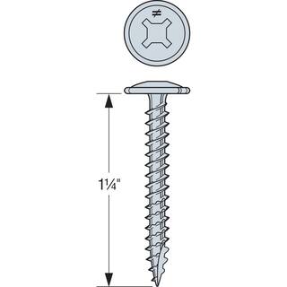 Simpson Strong-Tie #8 x 1-14 in. #2 Phillips Wafer-Head Wood Screw (100-Pack) SD8X1.25-R