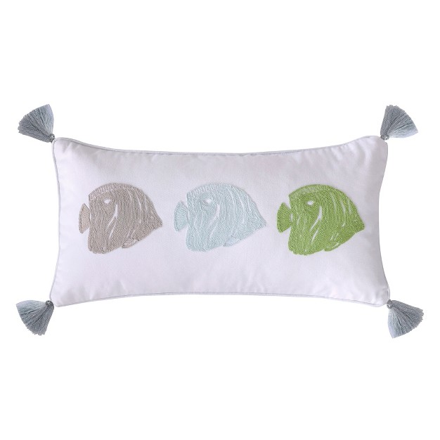 Deva Beach Fishes Decorative Pillow Levtex Home