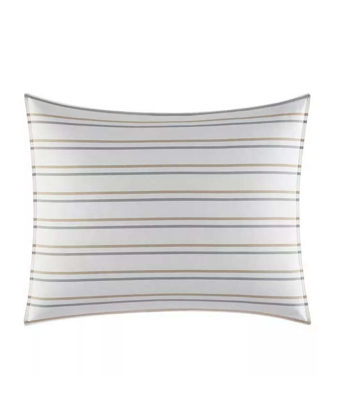 Eddie Bauer Cooper Stripe Beige Duvet Cover Set， Twin