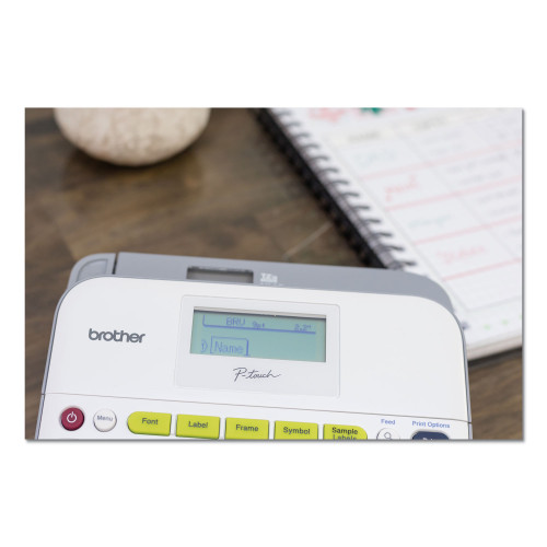 Brother PT-D400AD Versatile， Easy-to-Use Label Maker with AC Adapter， 5 Lines， 7.5 x 7 x 2.88