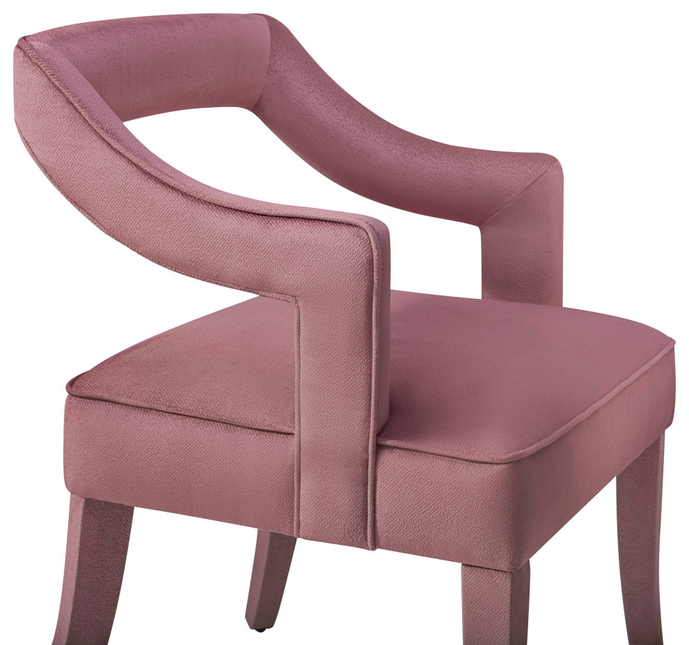 Tiffany Slub Velvet Chair   Contemporary   Dining Chairs   by TOV Furniture  Houzz