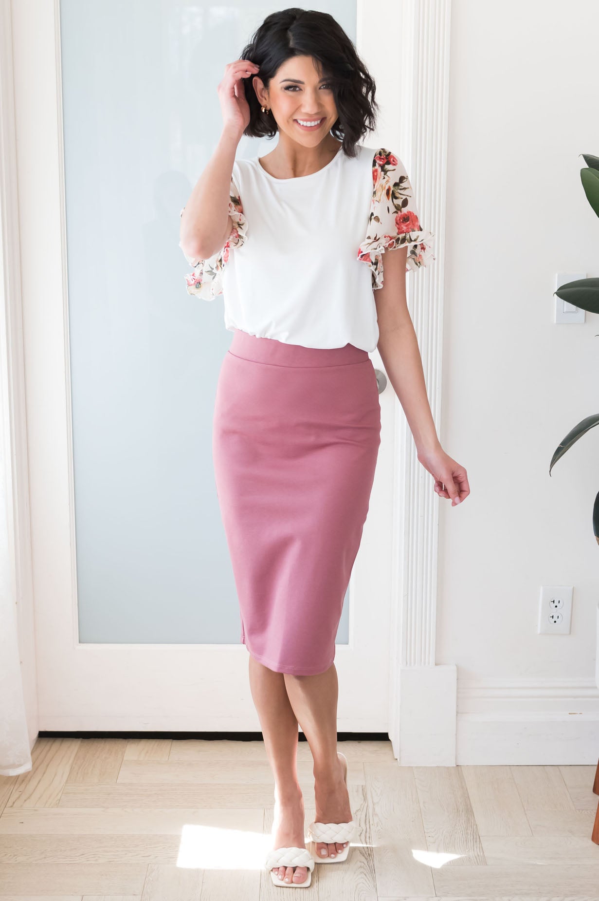 Perfect Fit Modest Pencil Skirt