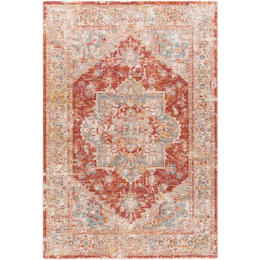 Mirabel Medallion Orange Rug