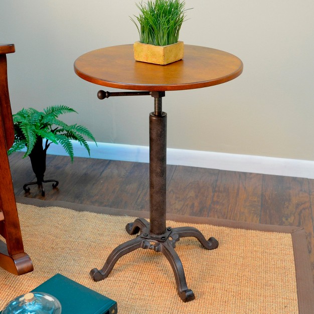 Gracie Adjustable Vintage Table Brown Carolina Chair amp Table