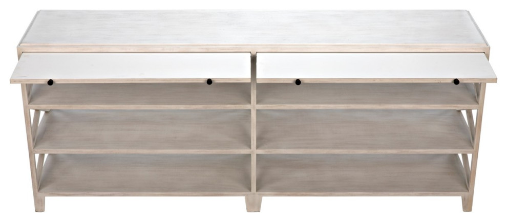 Sutton Console  White Wash   Transitional   Console Tables   by GreatFurnitureDeal  Houzz