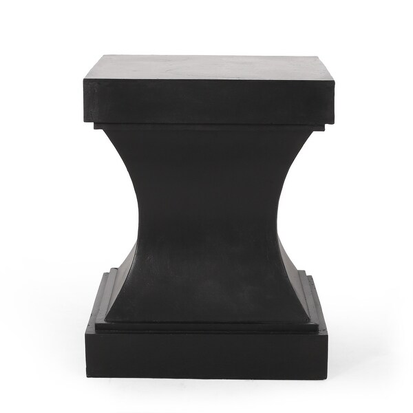 Smooth Look Outdoor Lightweight Concrete Side Table