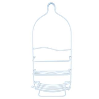 Bath Bliss Curve Design Shower Caddy 4008-WHT