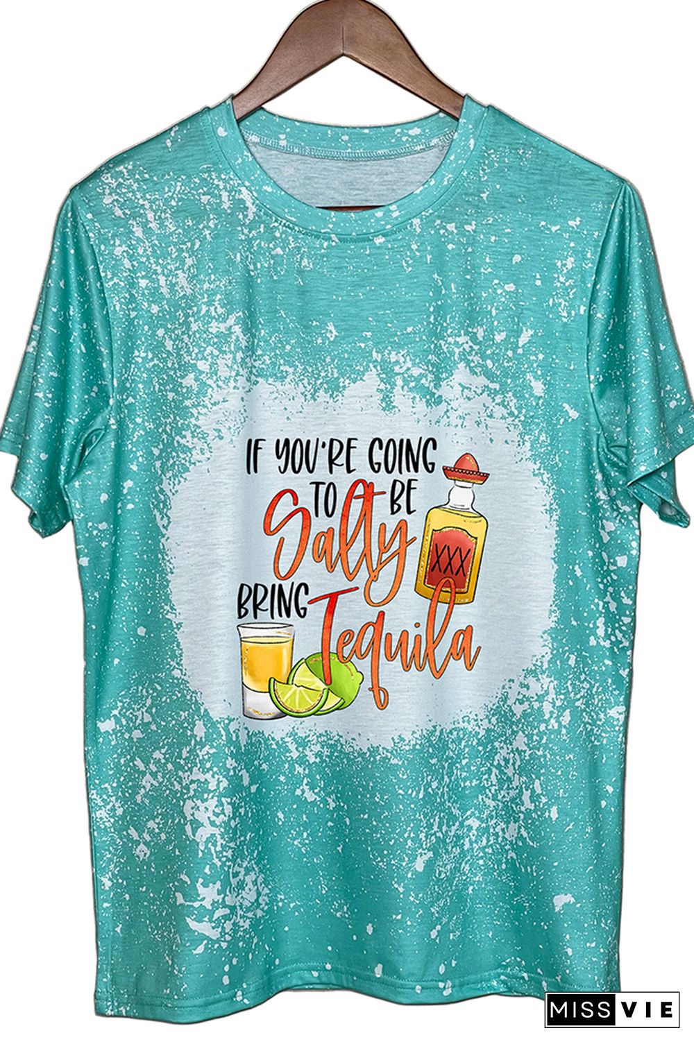 If You're Going To Be Salty Tequila Graphic Tee Wholesale