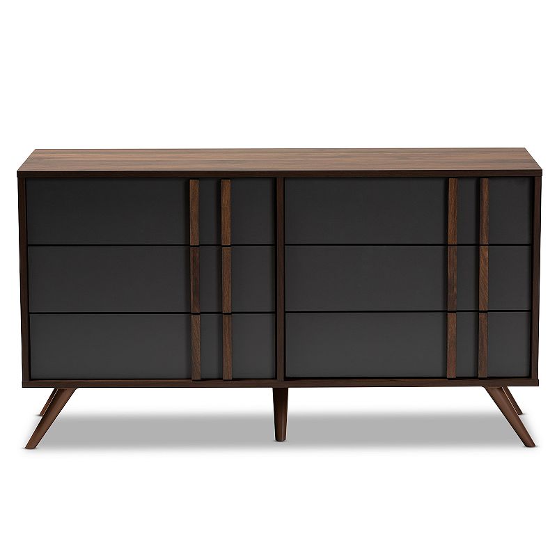 Baxton Studio Naoki 6-Drawer Dresser