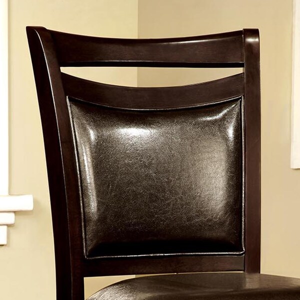 Furniture of America Zita Contemporary Brown Counter Chairs (Set of 2)