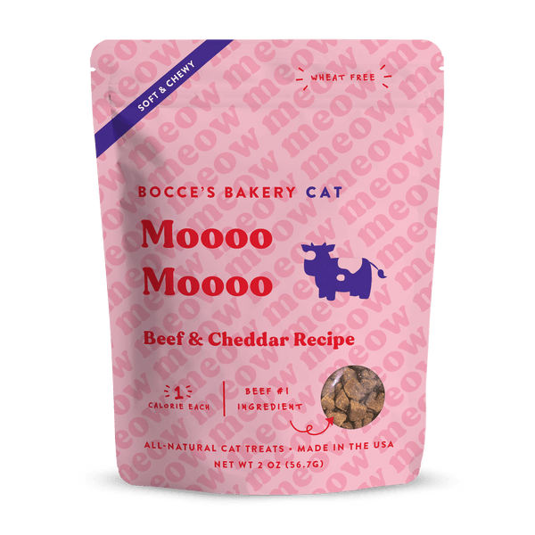 Bocces Bakery Moooo Moooo Soft and Chewy Treats for Cats